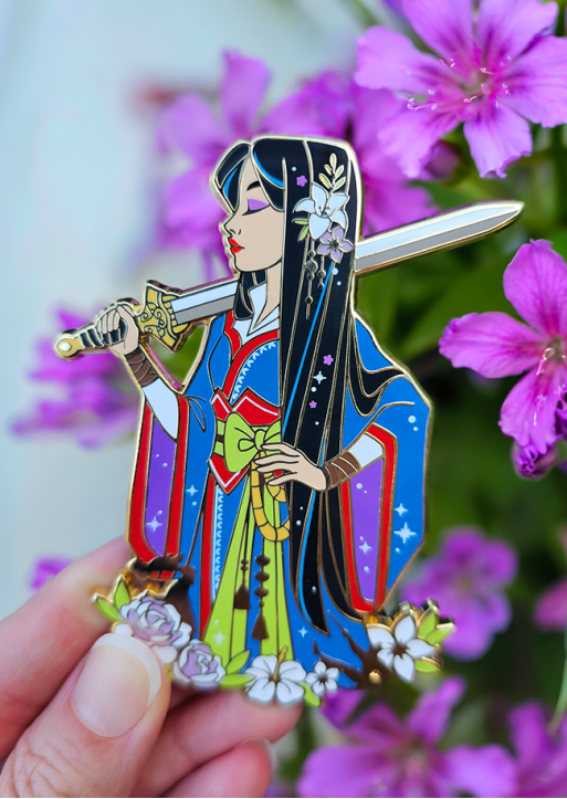 Pin Mulan `bleu` Édition limitée 100